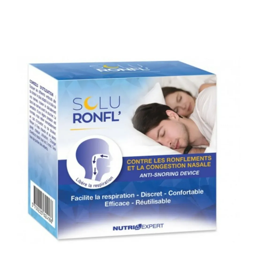 DISPOSITIF NASAL ANTI-RONFLEMENT - Soluronfl