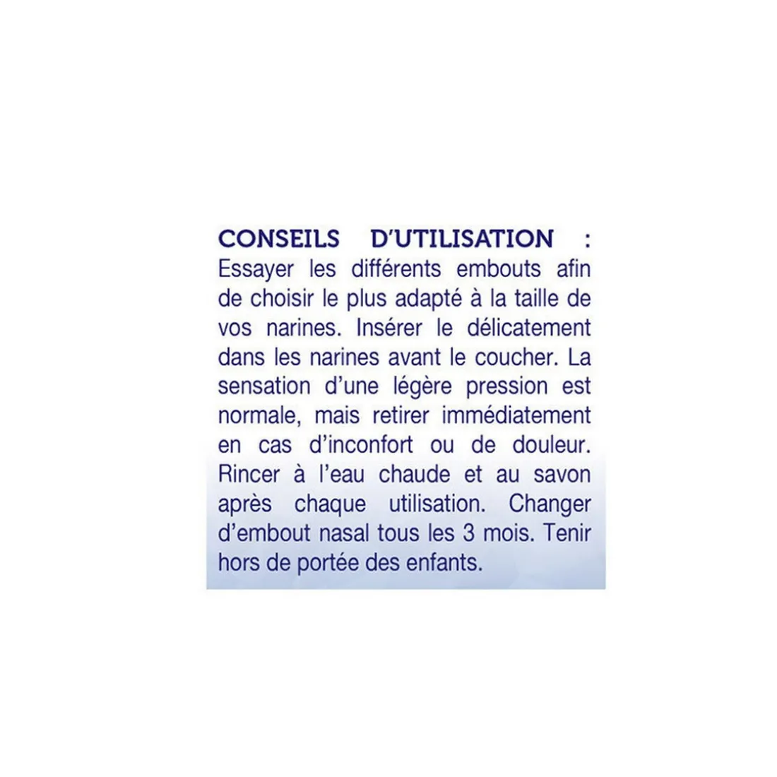 DISPOSITIF NASAL ANTI-RONFLEMENT - Soluronfl