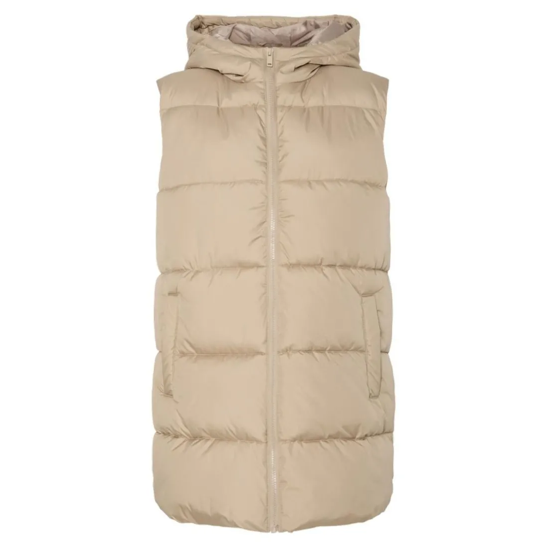Doudoune à capuche Daisy beige