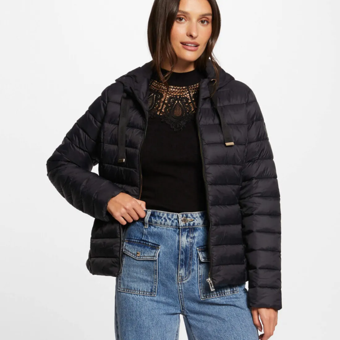 Doudoune femme Morgan noire
