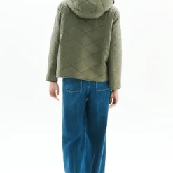 Doudoune femme verte