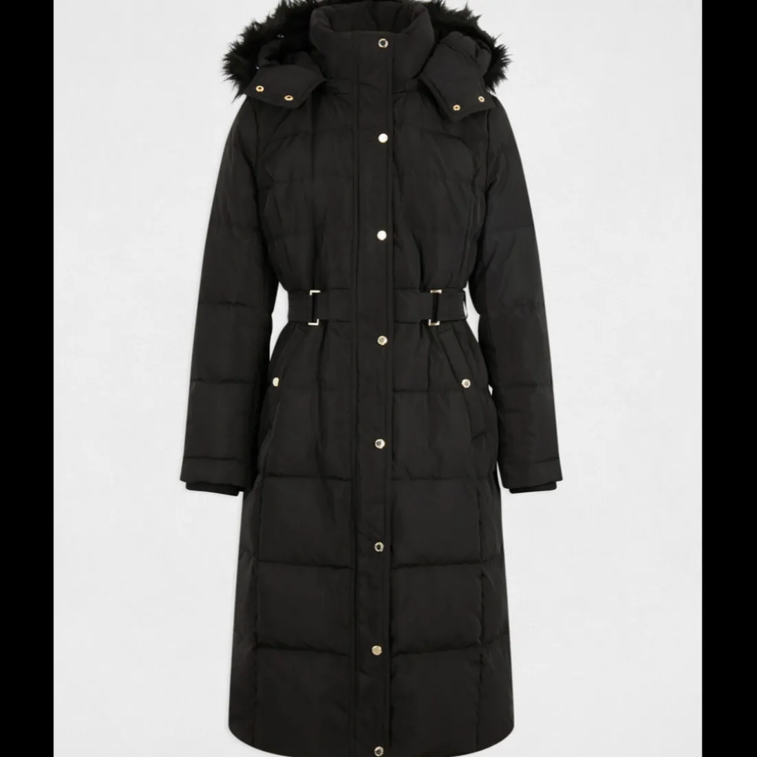 Doudoune longue femme Morgan noir