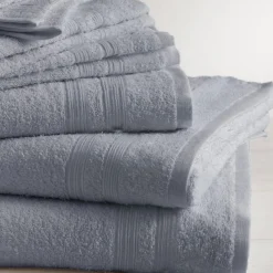 Drap de bain coton 600 gm² Bleu Orage 70x140 TERTIO®