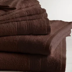 Drap de bain coton 600 gm² Chocolat 70x140 TERTIO®