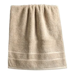 Drap de bain coton d'egypte LAUREAT PRESTIGE 100x150 cm-beige sable 600g/m²