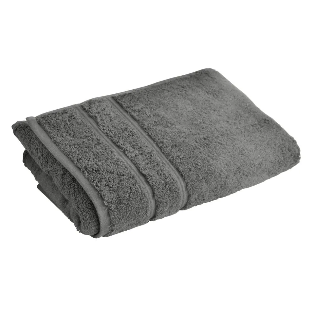 Drap de bain COTON EGYPTE gris granit