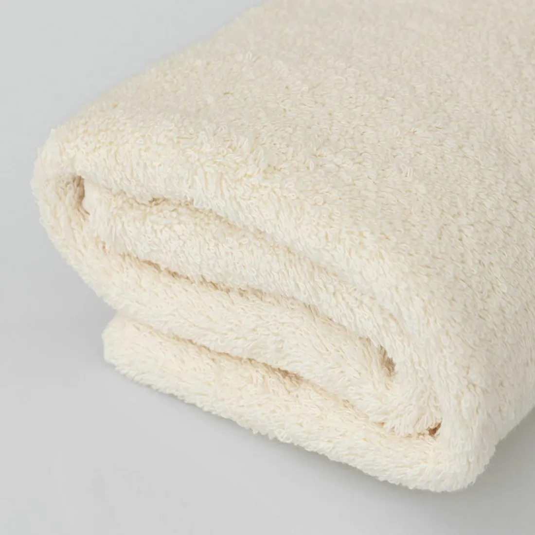 Drap de bain en coton RANGER 620 g/m² - Taille 100 x 150 cm - Ivore