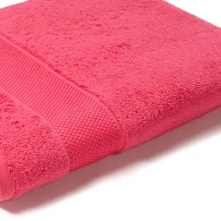 Drap de bain en coton RANGER 620 g/m² - Taille 100 x 150 cm - Cherry Rose