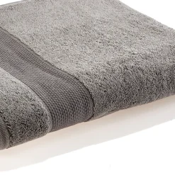 Drap de bain en coton RANGER 620 g/m² - Gris