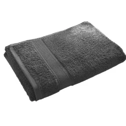Drap de bain Gris foncé en Coton CLAIRE