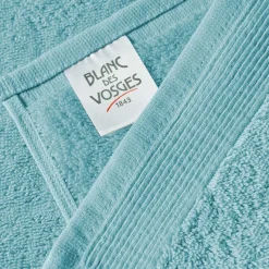 Drap de bain uni en micro-coton 600 gr/m² - Céladon