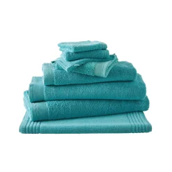 Drap de bain uni en micro-coton 600 gr/m² - Céladon