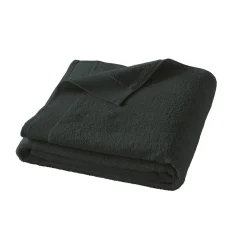 Drap de bain uni en micro-coton 600 gr/m² - Gris anthracite