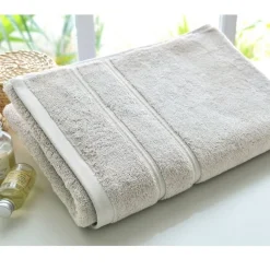 Drap de bain uni lauréat prestige-600gm2 - Gris