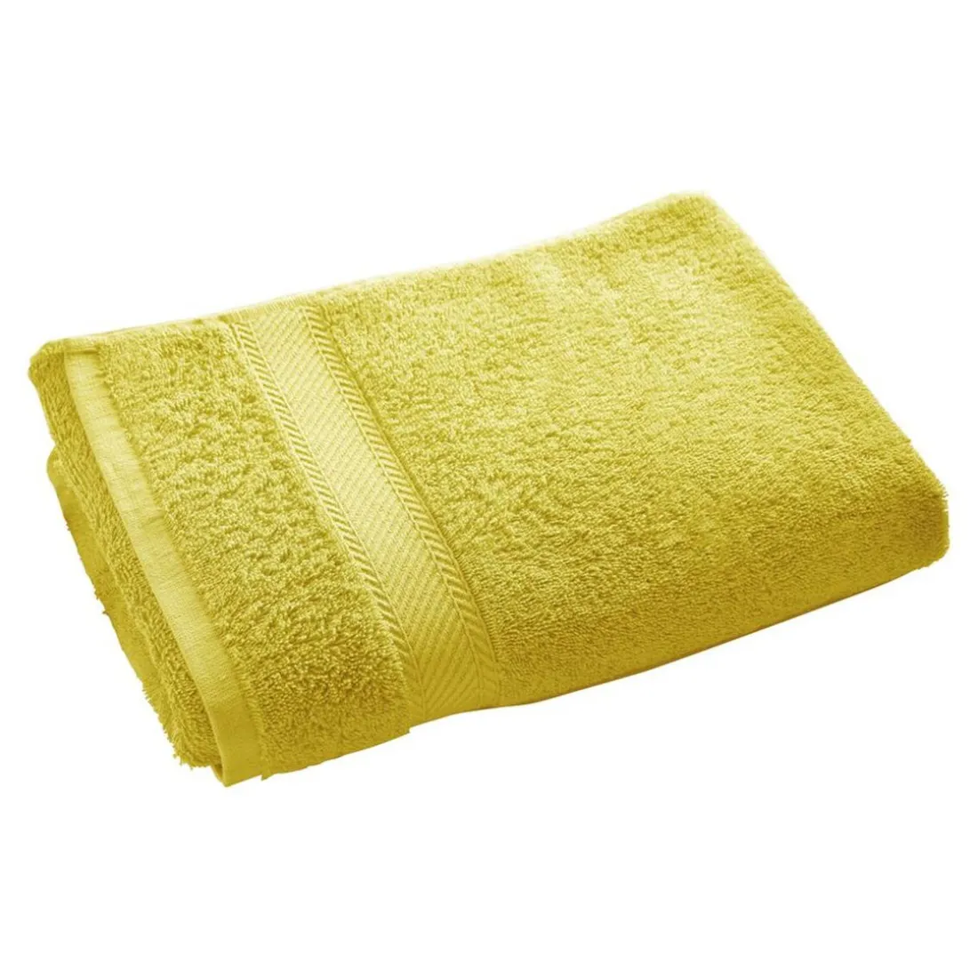 Drap de bain unies lauréat 450gm2 Becquet - Jaune