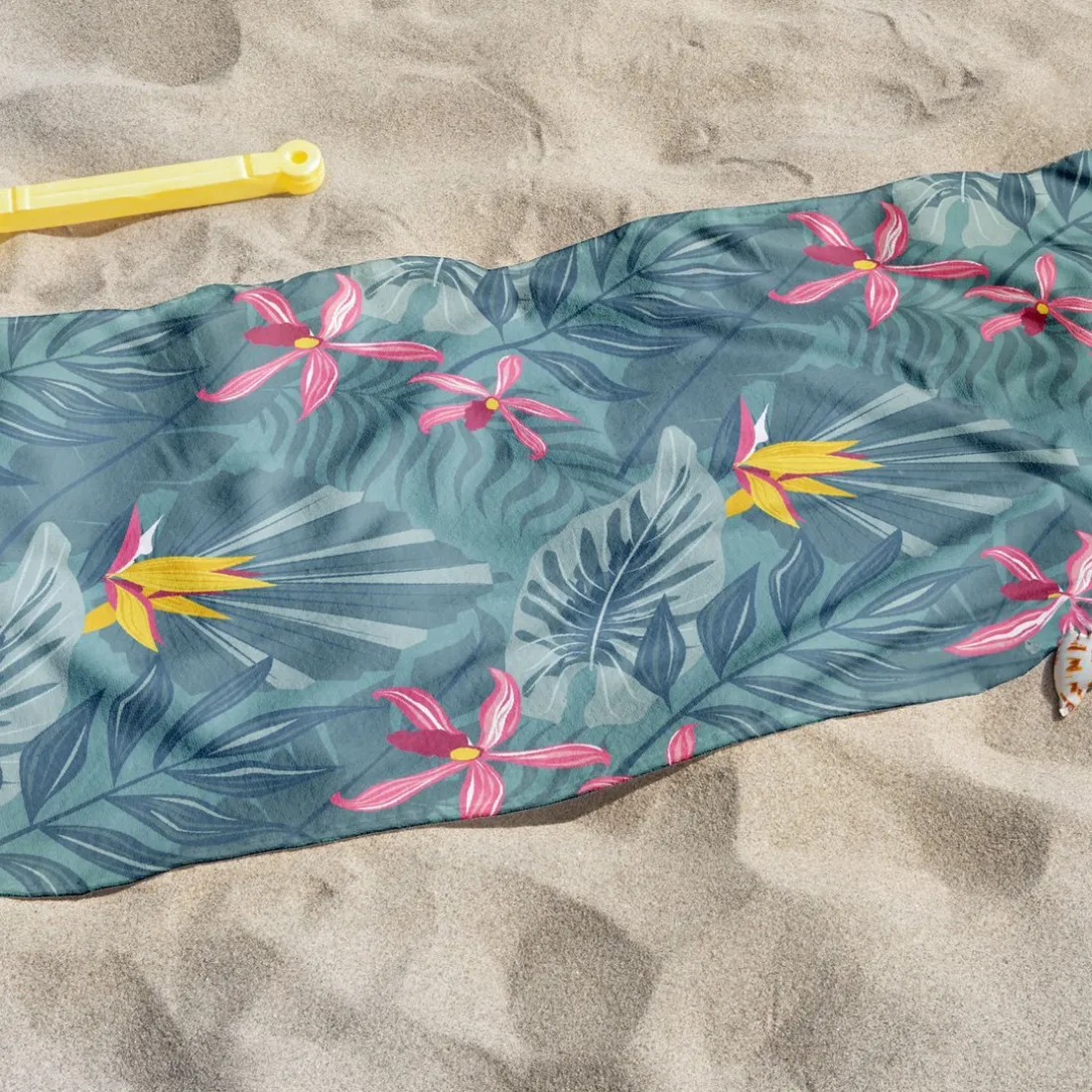 Drap de Plage 90 x 170 ALL OVER Paon