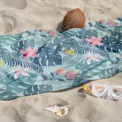Drap de Plage 90 x 170 ALL OVER Paon /éladon