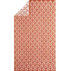 Drap de plage imprimé en jacquard de coton Orange