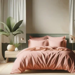 Drap housse coton TERTIO® - Rose blush
