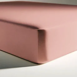 Drap housse coton TERTIO® - Rose blush