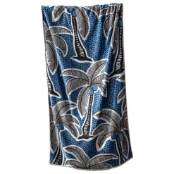Drap plage PALMIER 90x180 bleu
