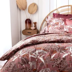 Drap plat bois de rose PANTHERE