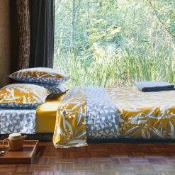Drap plat BOTANICO Jaune Ocre
