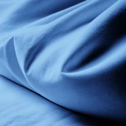 Drap plat coton TERTIO® - Bleu Azur