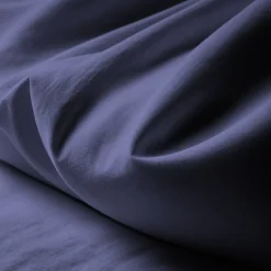 Drap plat coton TERTIO® - Bleu Indigo