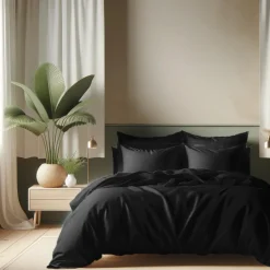 Drap plat coton TERTIO® - Noir
