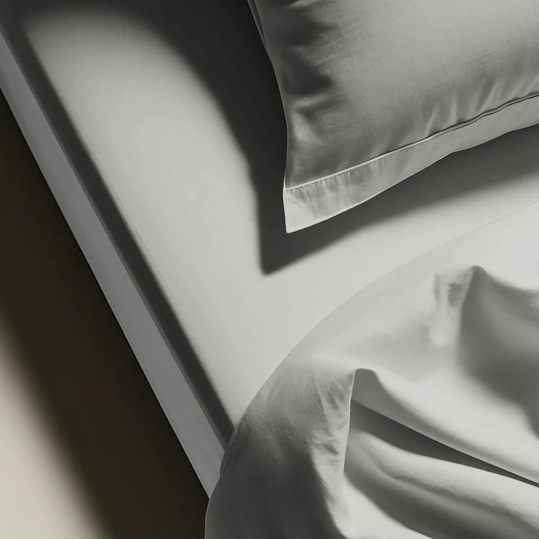 Drap plat coton TERTIO® - Tilleul