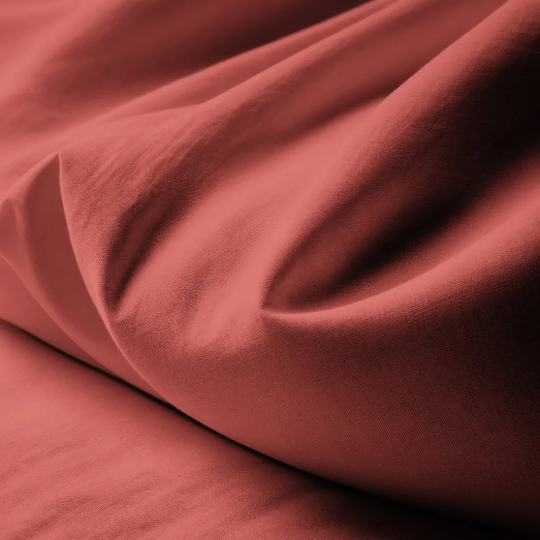 Drap plat coton TERTIO® - Terracotta