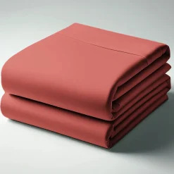Drap plat coton TERTIO® - Terracotta