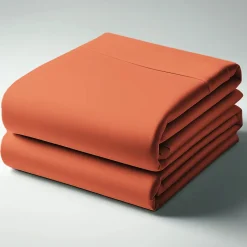 Drap plat Coton TERTIO® - Tangerine