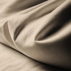 Drap plat coton TERTIO® - taupe