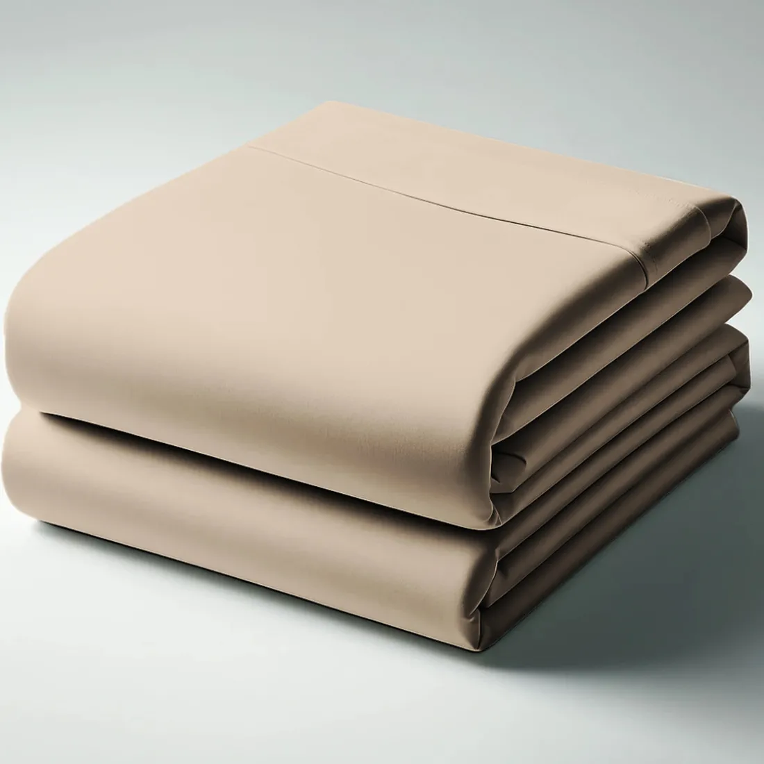 Drap plat coton TERTIO® - taupe
