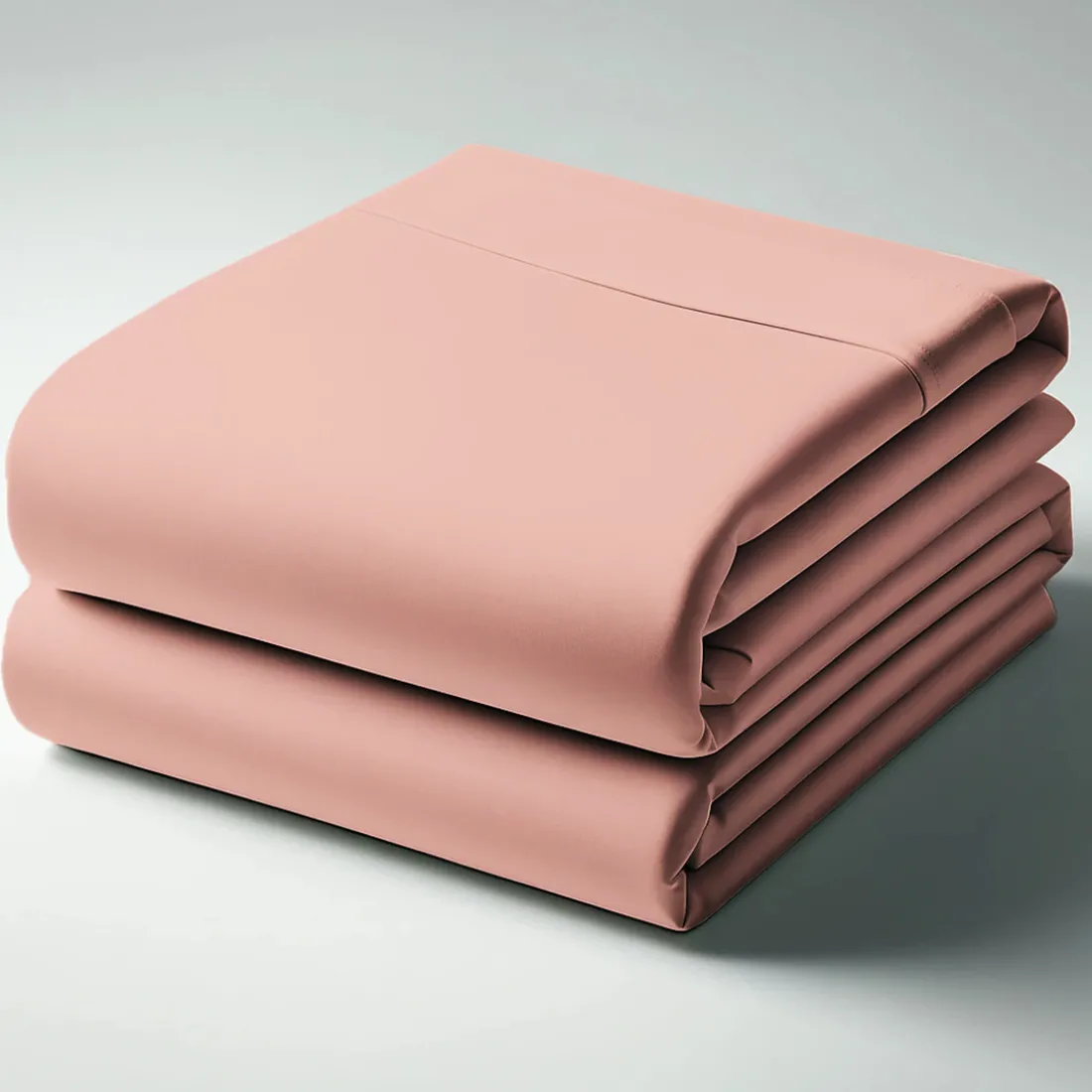 Drap plat Coton TERTIO® -Rose blush