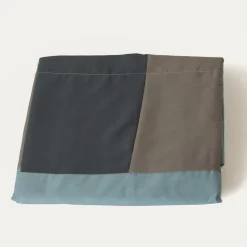 Drap plat coton TRIO - bleu