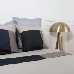 Drap plat coton TRIO - noir