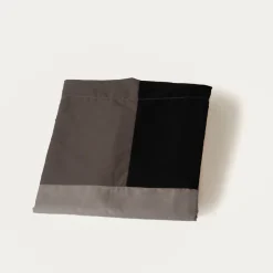 Drap plat coton TRIO - noir