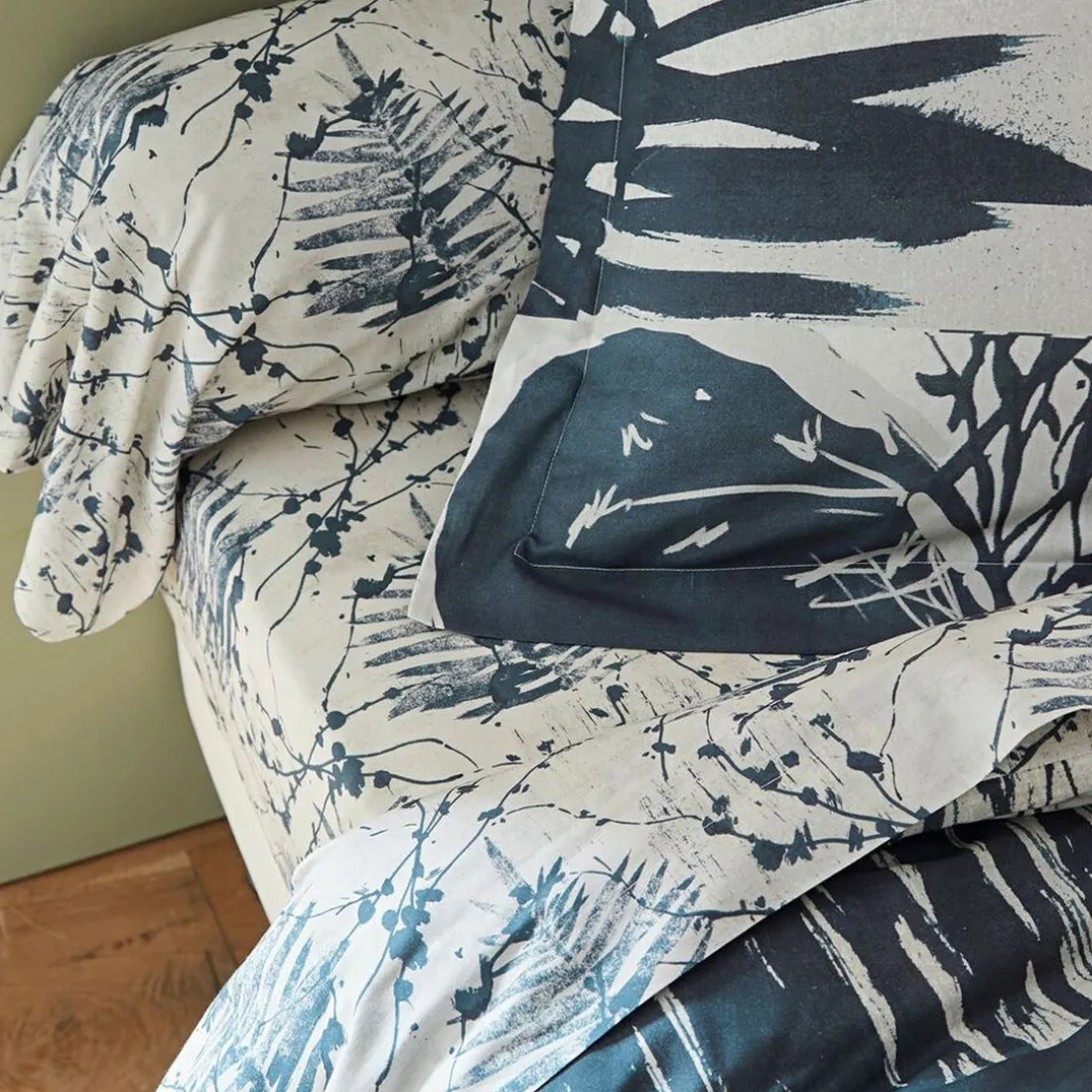Drap plat CREPUSCULE gris anthracite
