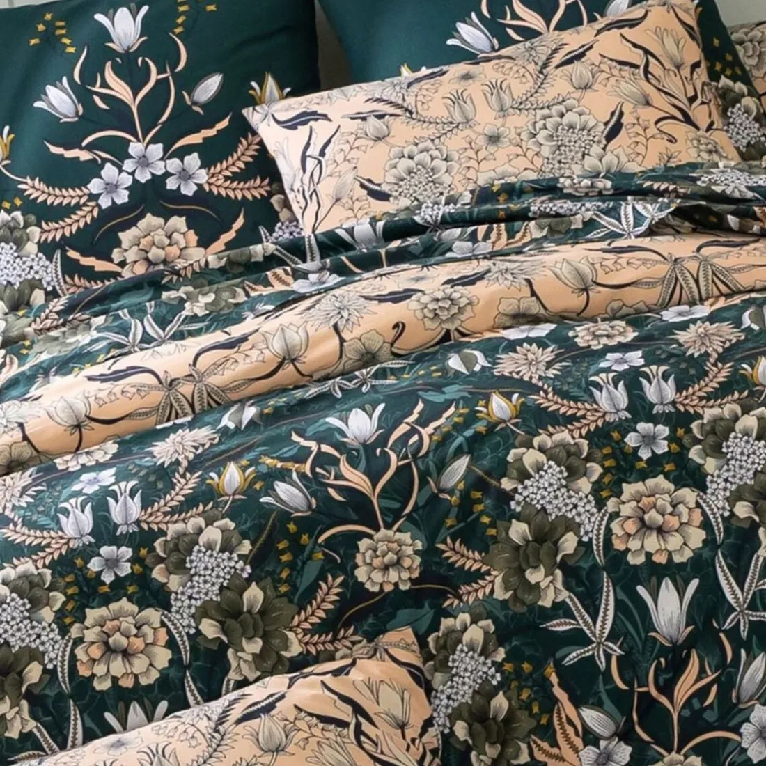 Drap plat DR. BRITISH style anglais, vert foncé