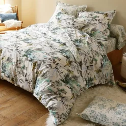 Drap plat DR.CHALET bleu artic