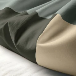 Drap plat en coton TRIO-Lichen