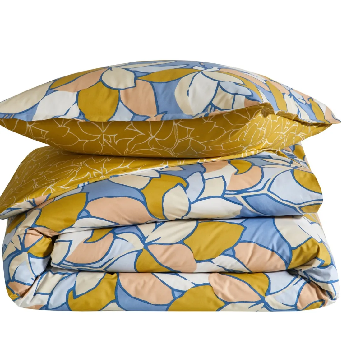 Drap plat en percale de coton UTOPIA Soleil