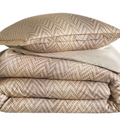 Drap plat en satin de coton GRAVITY Dune