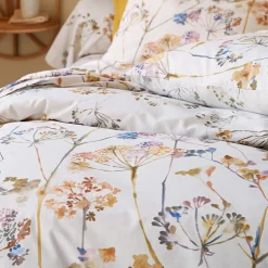 Drap plat FLEURAISON fleurs sauvages beige