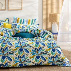 Drap plat fleurs multicolores FESTIVE
