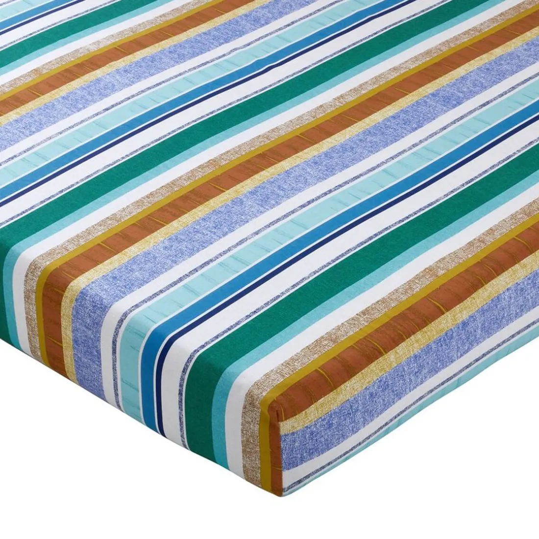 Drap plat fleurs multicolores FESTIVE