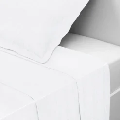 Drap plat gaze de coton TERTIO® - Blanc